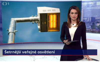 Česká Televize:  Jesenice je první obec v Evropě používající šetrné osvětlení