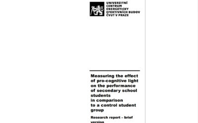 Evaluation of the effects of Spectrasol procognitive LED lighting on students and teachers of Prague secondary schools