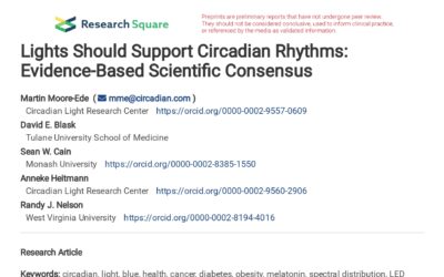 Lights Should Support Circadian Rhythms: Evidence-Based Scientific Consensus